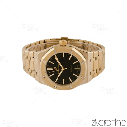 ساعت اودمار پیگه (AP) مردانه طلایی صفحه مشکی 105013