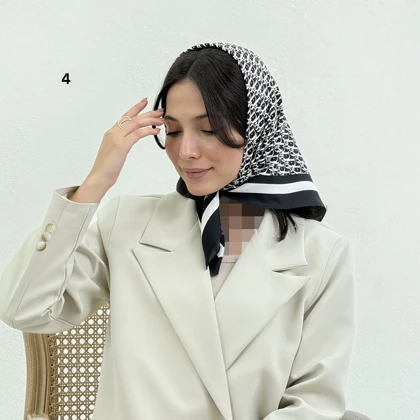 مینی اسکارف زنانه ساتن دیور | آی بولک