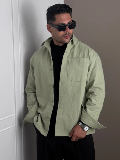 پیراهن کتان پاییزی