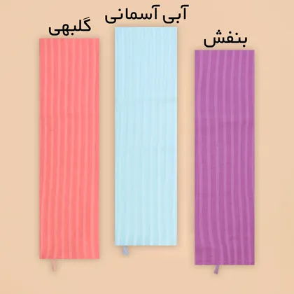 شال لینن خط‌دار