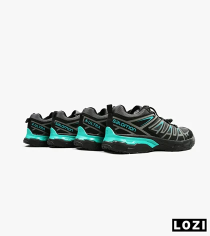 کفش کتانی بزرگ پا مشکی آبی دریایی سالومون Salomon X ULTRA