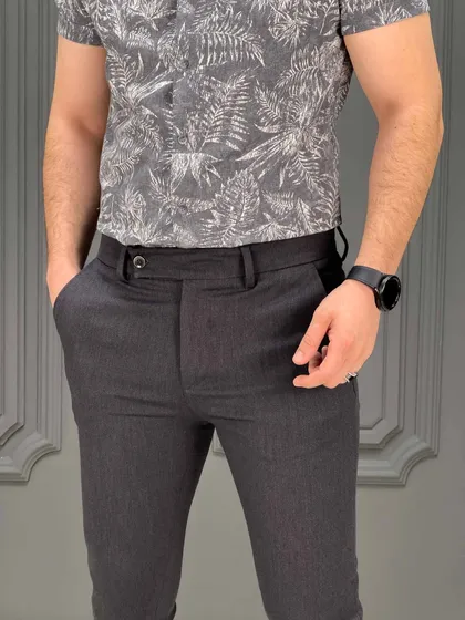 پیراهن 040541 ZARA خاکستری