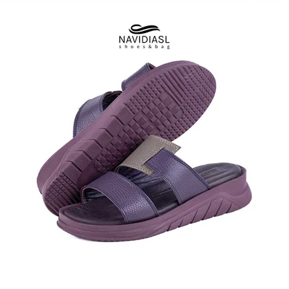 صندل زنانه چرم طبی کد 1003004