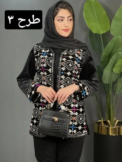 کت مزونی مخمل کد 1546