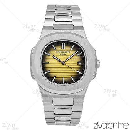 ساعت پتک فیلیپ ناتیلوس مردانه صفحه زرد مشکی 106534
