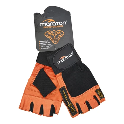 دستکش بدنسازی ماراتن مدل 4400 آجری