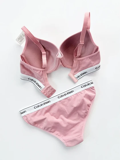 ست شورت اسلیپ و سوتین فنر دار کلوین کلاین Calvin Klein