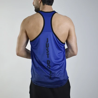 رکابی بدنسازی مردانه نایک مدل KITH آبی