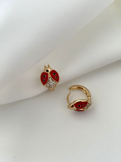 گوشواره کفشدوزک ژوپینگ
