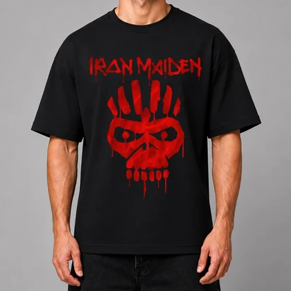 تیشرت طرح گروه متال ایرون میدن Iron Maiden کد 02