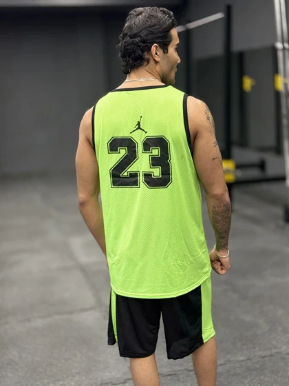 ست بسکتبالی جردن (Jordan Diamond) پارچه فلامنت طرح آجری (8 رنگ)