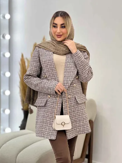 مانتو شنل شش دکمه