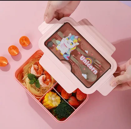 پک قمقمه وظرف غذا پلاستیکی