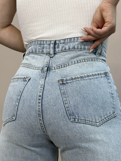 شلوار جین فلربگ زاپ یخی 2230