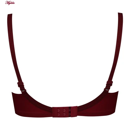 ست شورت و سوتین استرج زنانه پانیذ مدل فنردار زرشکی کد 9008