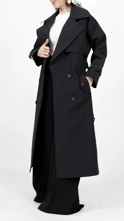 بارانی بلند zara آستردار