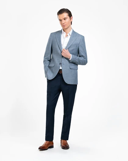 کت تک مردانه چهارخانه کد 400/77