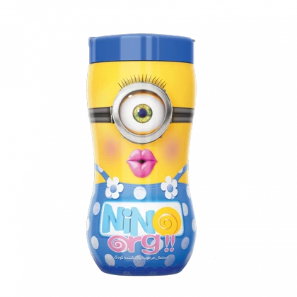 دستمال مرطوب کودک نینو مدل مینیون کمرباریک مناسب پوست حساس قوطی 266 گرم