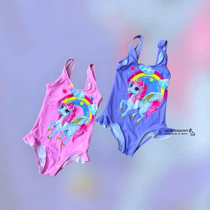 مایو بندی بچگانه طرح یونیکورن