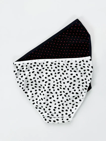 شورت اسلیپ زنانه کبریتی طرحدار سایز L میسپل Misspel