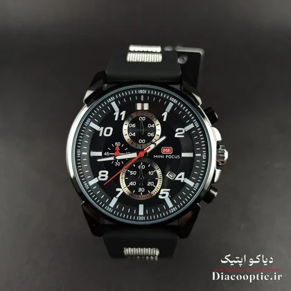 ساعت مچی مردانه اورجینال موتور ژاپن برند مینی فوکوس سه موتور مدل Mf0268G.04 بند رابر
