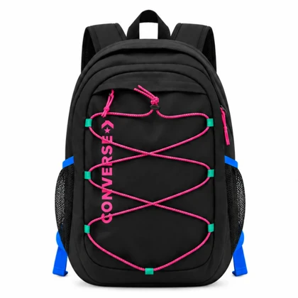 کوله کانورس مشکی صورتی/ Converse Backpack swap out