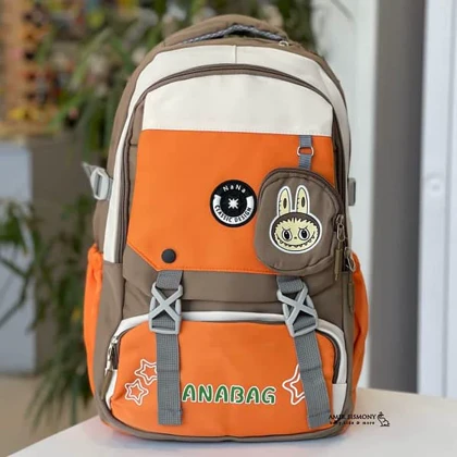 کوله پشتی مدرسه برزنتی طرح لبوبو