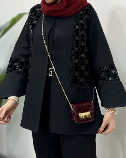 مانتو مجلسی مروارید