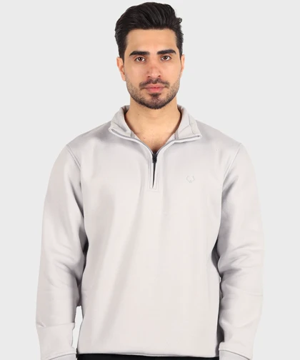 دورس نیم زیپ مردانه ساده 0653