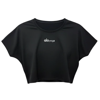 کراپ تیشرت ورزشی آستین کوتاه زنانه مدل 5488-577