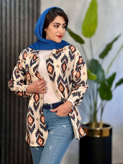 مانتو لینن تینا کد 1832