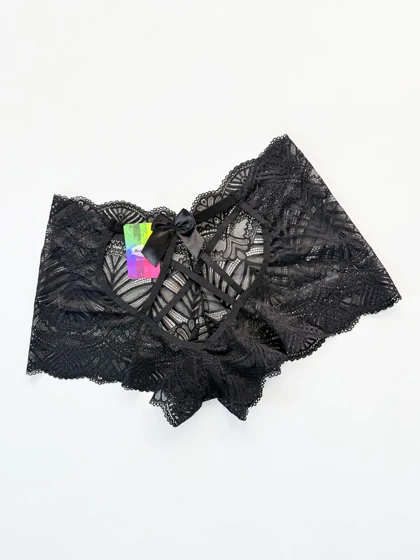 شورت هیپستر گیپور پشت‌باز بندی پاپیون