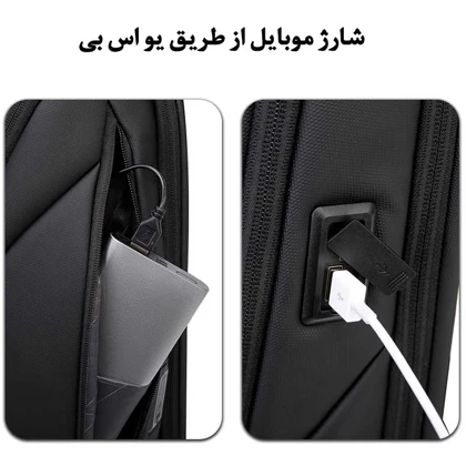 کیف کوله پشتی لپ تاپ 15.6 اینچی اورجینال بنج BANGE 2517
