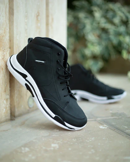 کفش ساق‌دار Balenciaga مدل Hoka (مشکی)