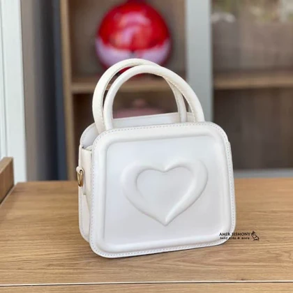 کیف دخترانه دستی دوشی طرح قلب