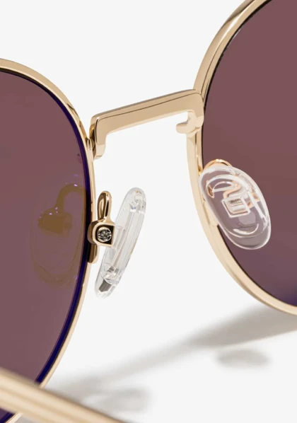 عینک آفتابی دی فرانکلین مدل D.franklin Round Legacy Gold / Dark Brown