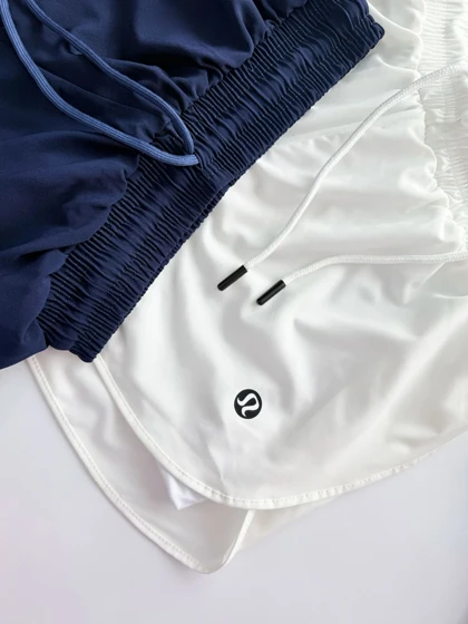شورتک ورزشی زنانه آیرو کشاله ران دار بغل جیب لولولمن lululemon