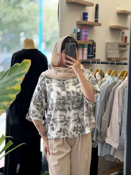 شومیز باکسی گازوئیلی_4528