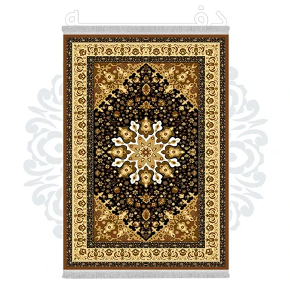 فرشینه از جنس پارچه هازان مخمل ترک طرح سنتی و مدرن برند دفه کد DHU205