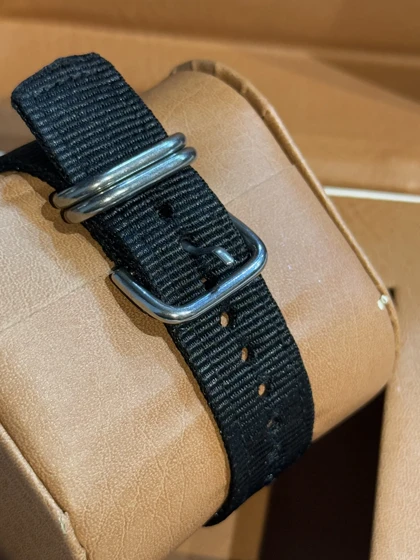 ساعت جی شاک2100 بند برزنتی مشکی صفحه طرحدار