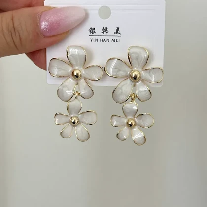 گوشواره زنانه گل کد 624