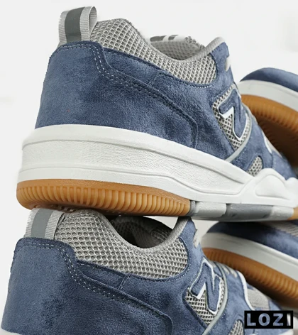 کفش کتانی مردانه و زنانه طوسی آبی NEW BALANCE 550