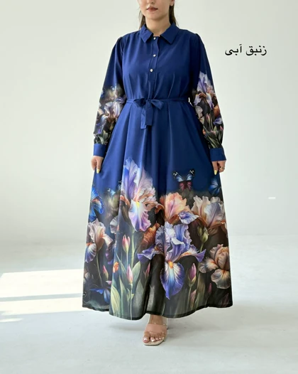پیراهن بلند لاله کد 1873