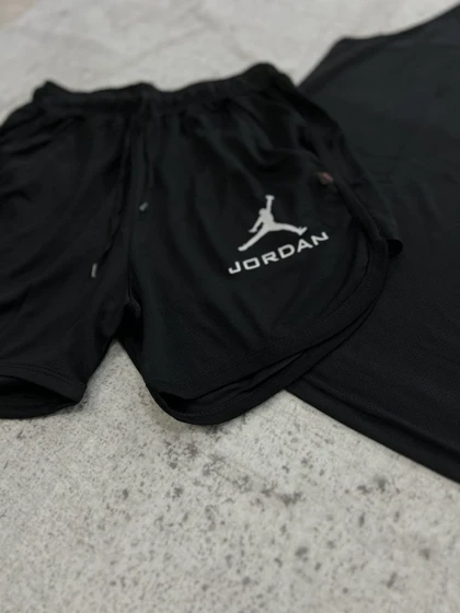 ست اقتصادی شامل رکابی و شلوارک جوردن با 6 رنگ