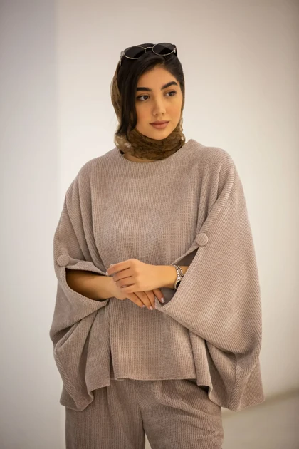 پانچ جلو بسته آستین دکمه