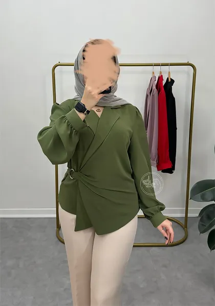 شومیز مجلسی پیچک