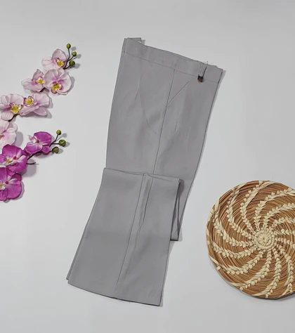 شلوار کرپ مازراتی مدل بوتکات کد 30119