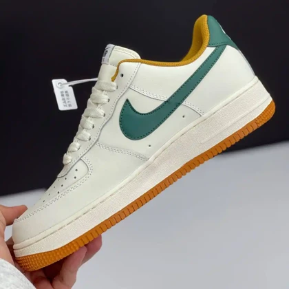 نایک ایر فورس وان کرم سبز Nike Air Force 1 Cream Green