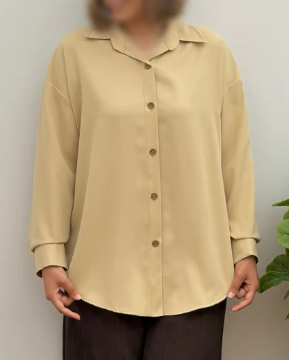 شومیز زنانه کتان سیلک