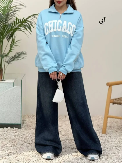 3995-دورس نیم زیپ chicaGo